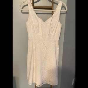 White eyelet dress Lily Pulitzer